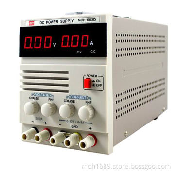 180W 60V 3A & 300W 60V 5A Variable Single Channel Linear DC Power Supply with CE & RoHS (MCH-603D & MCH-605D)
